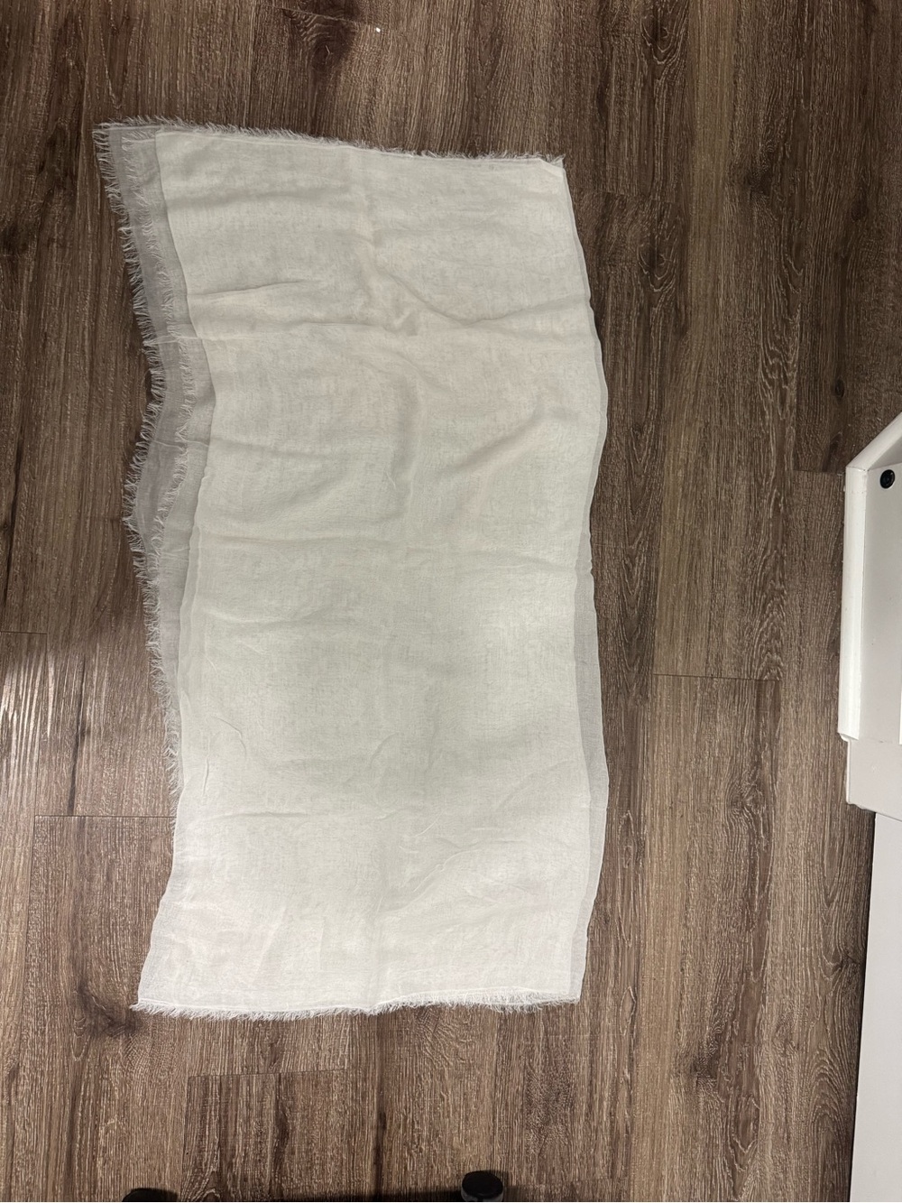 Lightweight White Women's Scarf